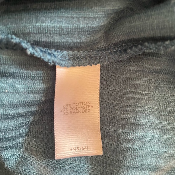 J. Jill Green Ribbed Velour Knit Sweater - Picture 4 of 6